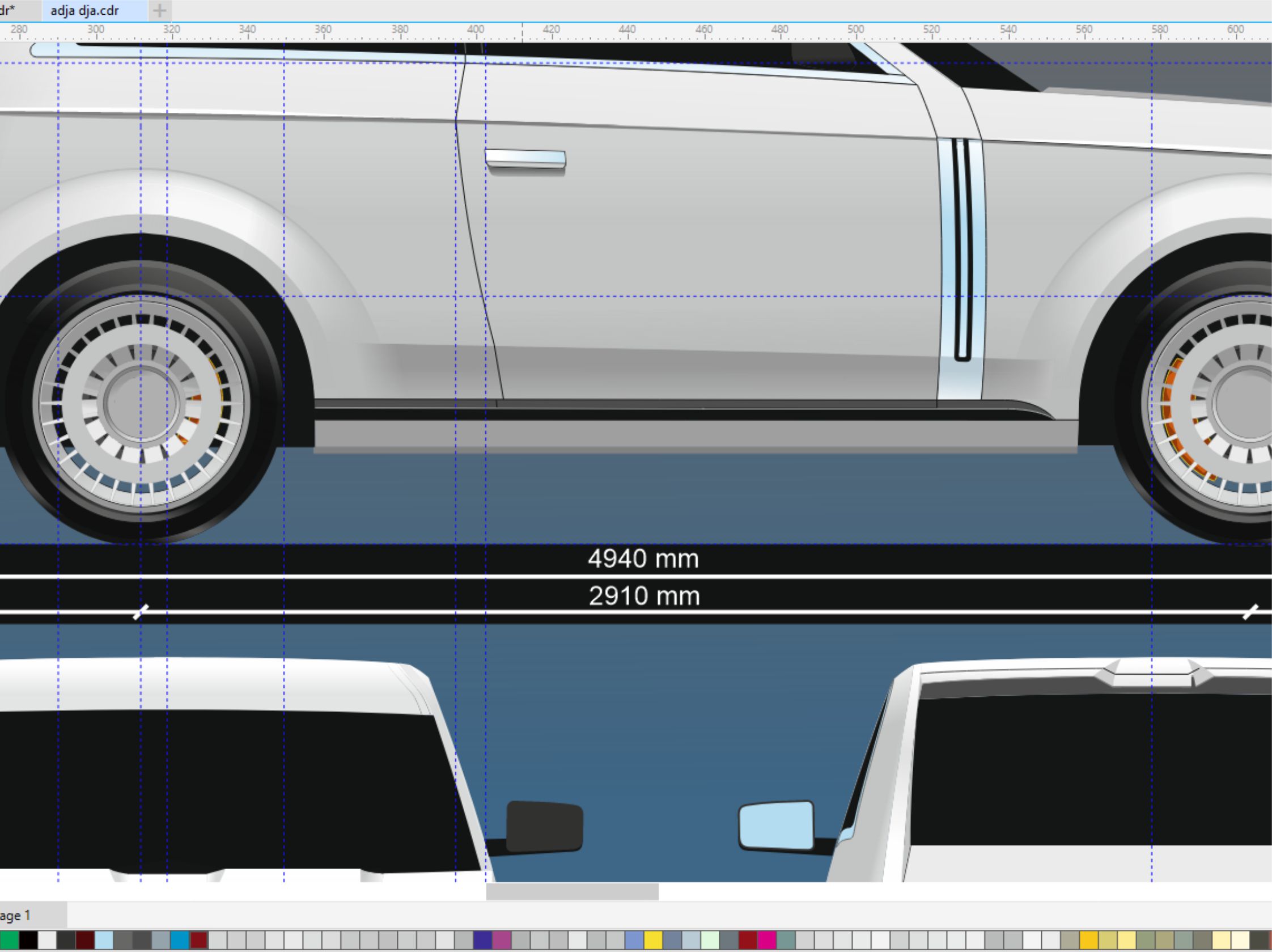 Digital technical drawing